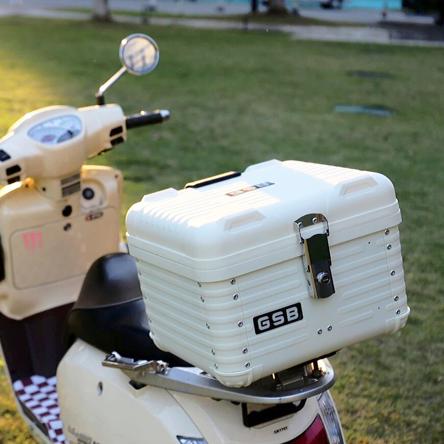 47L Motorcycle Top Case Moto T - đánh giá và giá Scooter Helmet Set