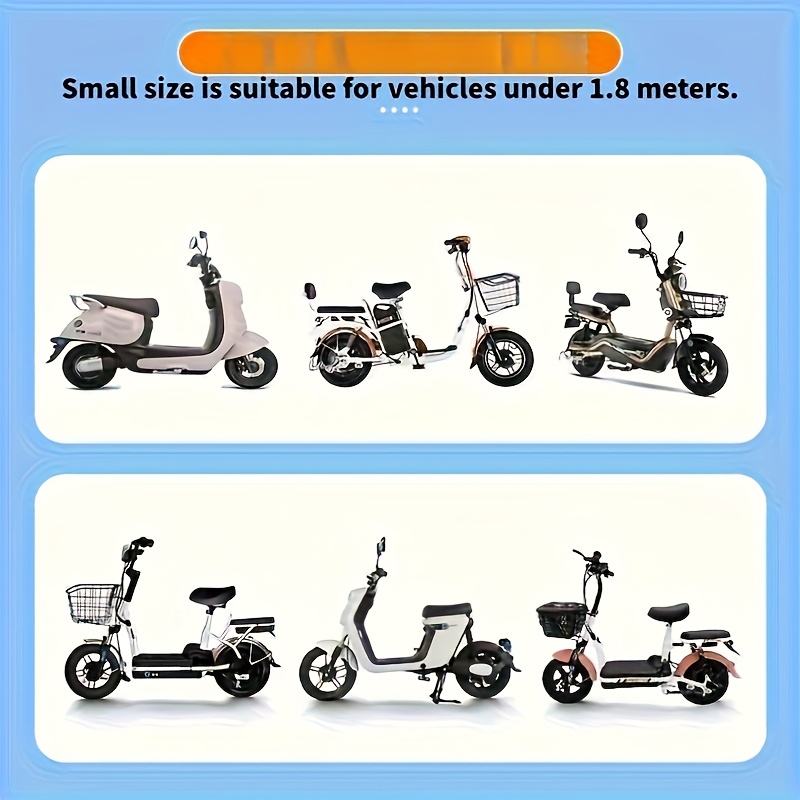 Universal motorcycle, electric - đánh giá và giá Electric Scooter Rain Cover