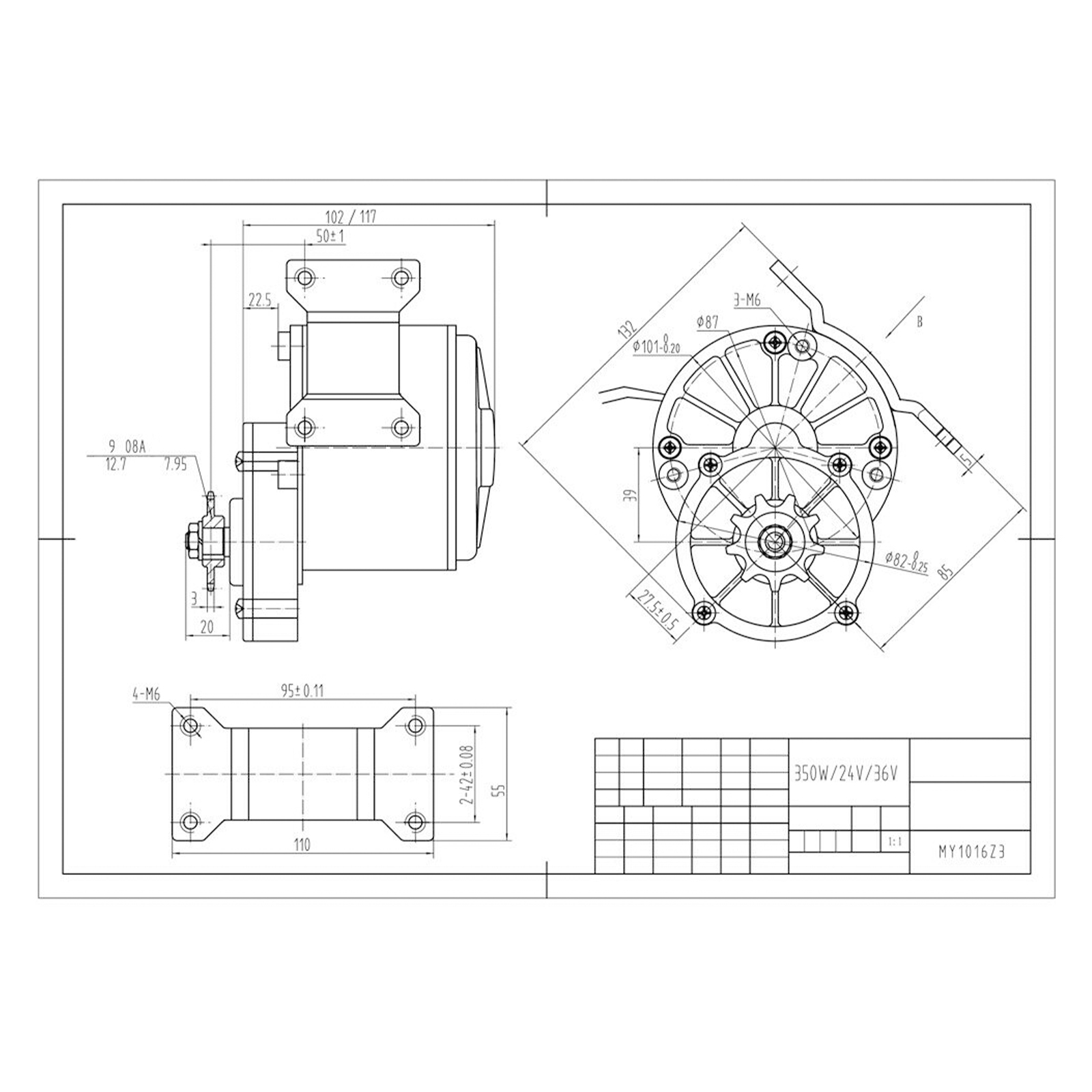 24V 250W DC Brushed Motor E‑Bi - đánh giá và giá Electric Scooter
