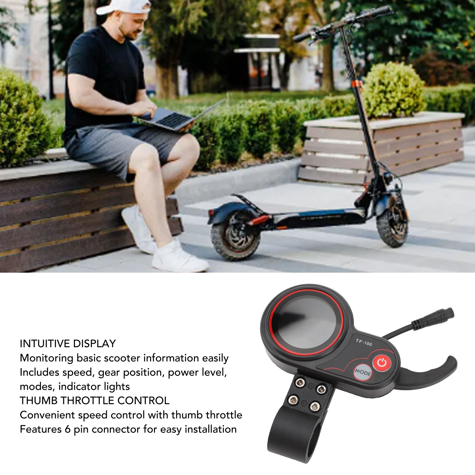 48V TF 100 Electric Scooter LC - đánh giá và giá Electric Scooter